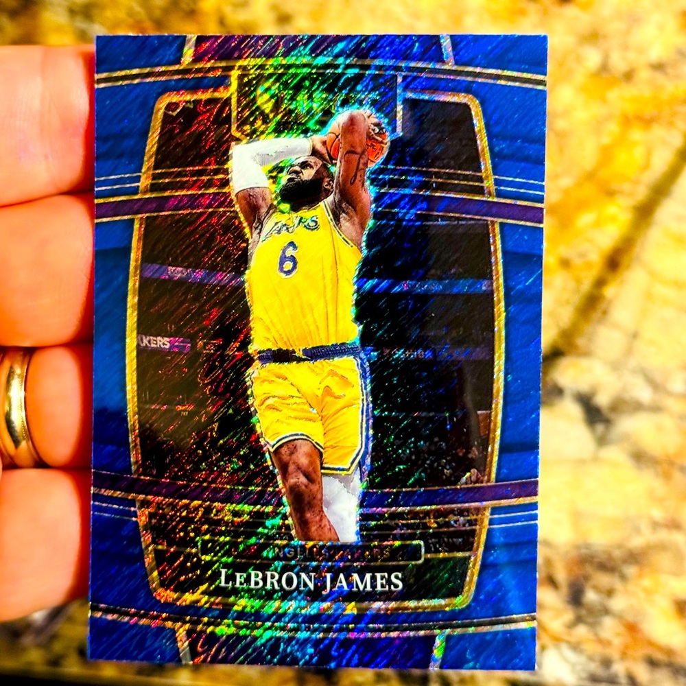 Lebron James blue shimmer